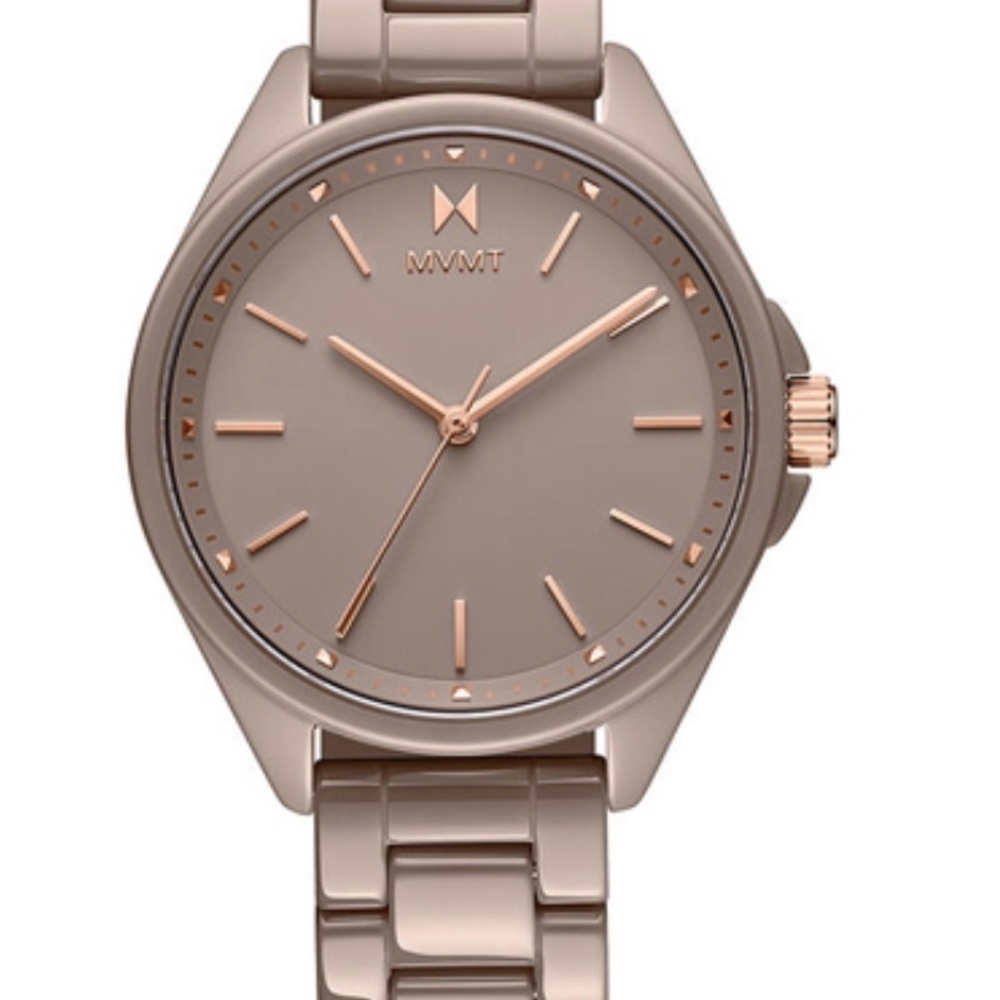 MVMT Ladies' Coronada Cashmere Taupe 36mm Ceramic Watch